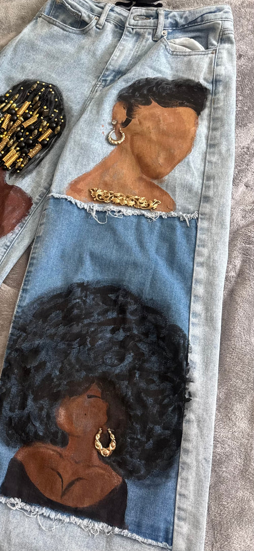 Black girl jeans